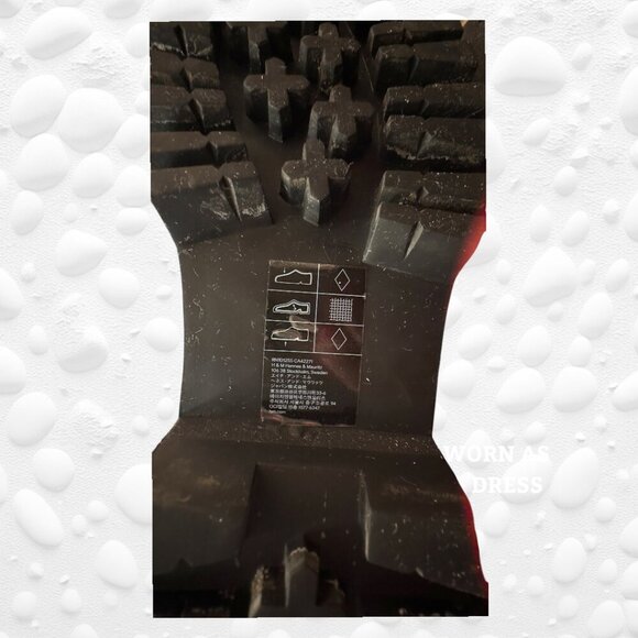 H&M Chunky Off White Platform Zip Front Ankle Boots 8 1/2 Exc Cond. - Picture 8 of 9